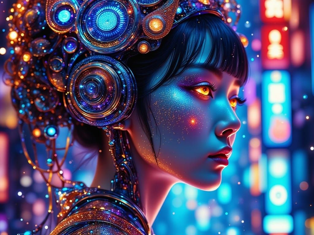 opulent cyberpunk
