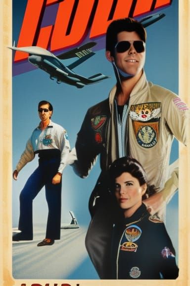 Top Gun Inspired Aviation Poster