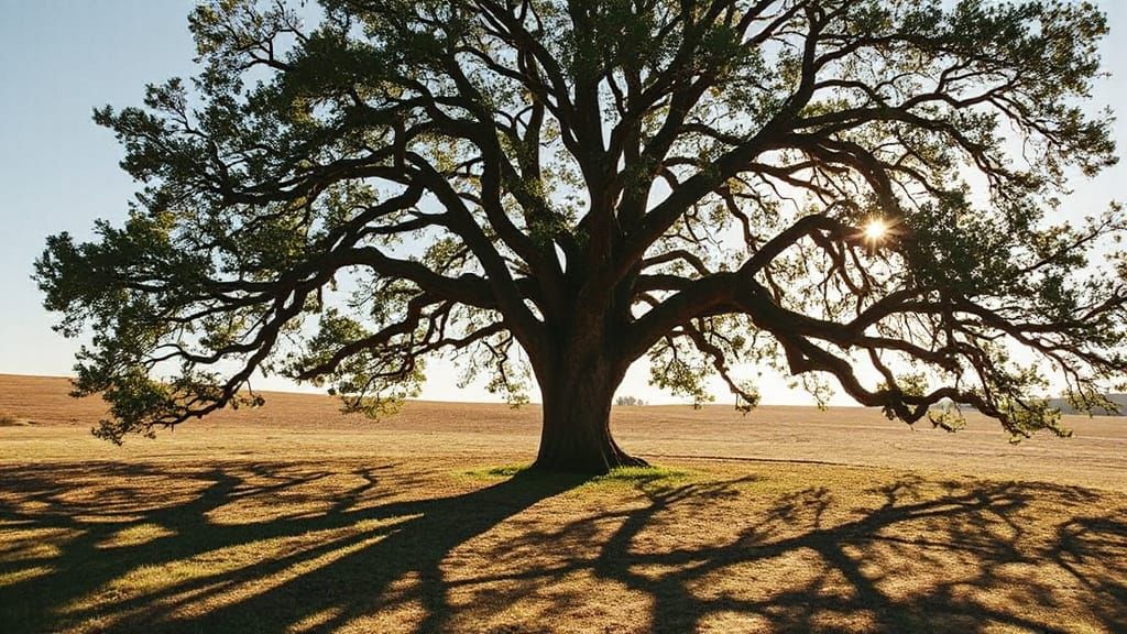 Intricate Shadows Under a Spreading Tree