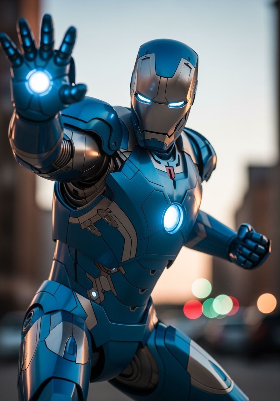 Iron Man - Blue Steel variant