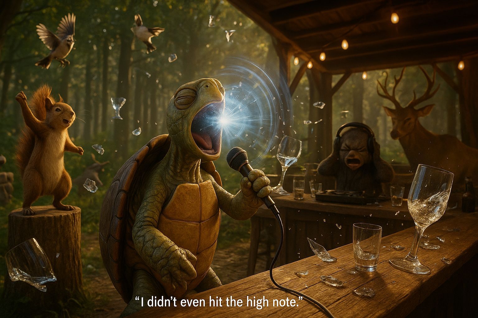 Turtle's Karaoke Debut Causes Sonic Chaos