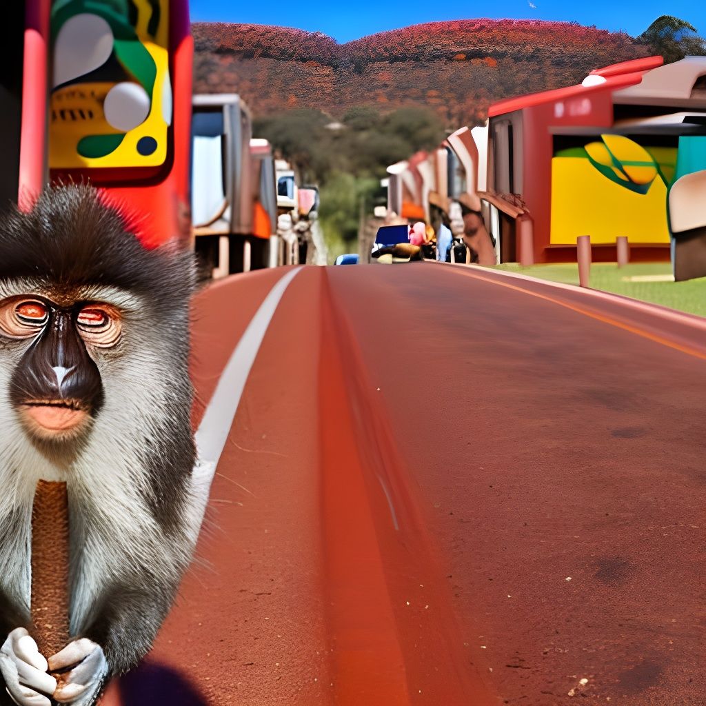 "Eyeless Monkey Eating?"