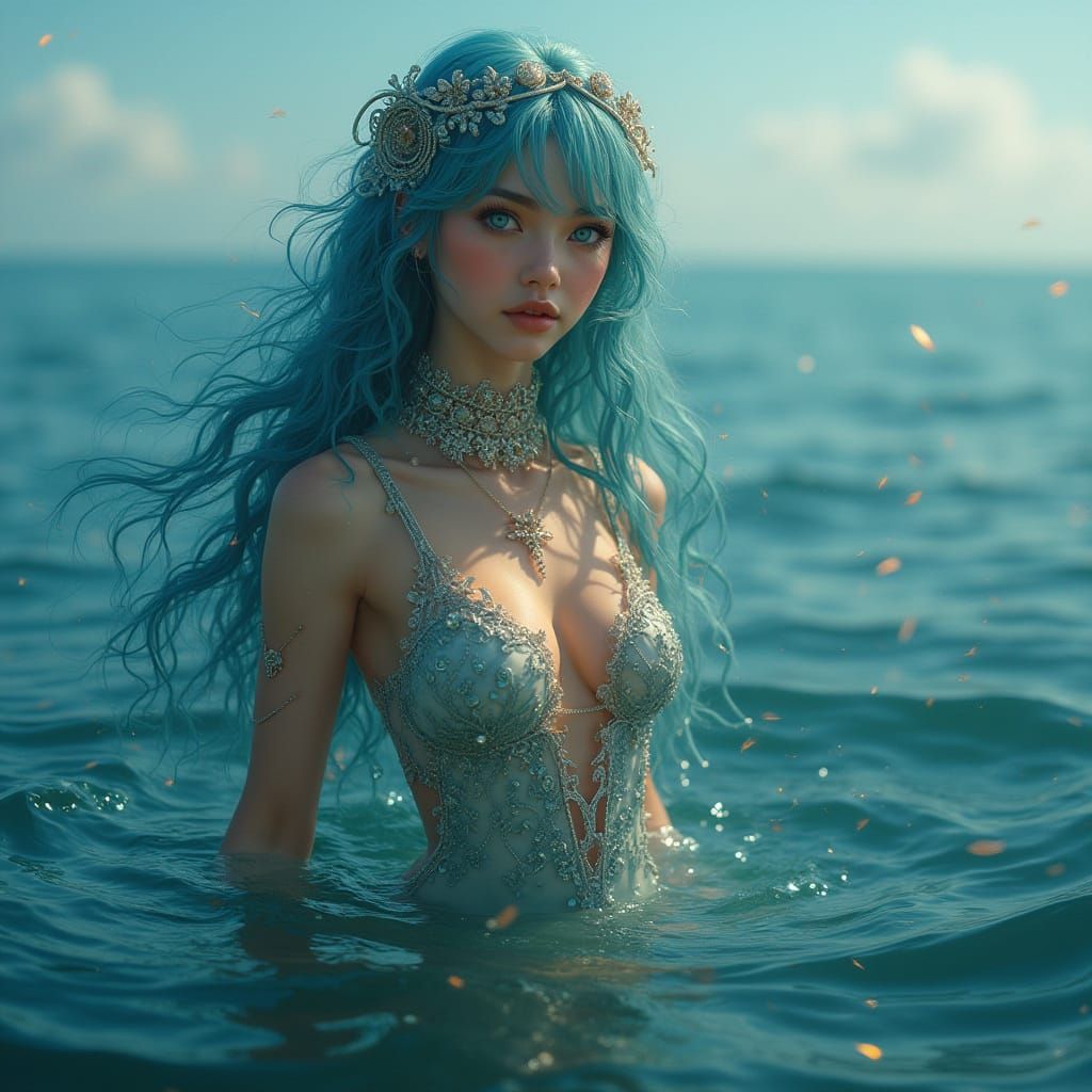 Sea Nymph in Oceanic Paradise
