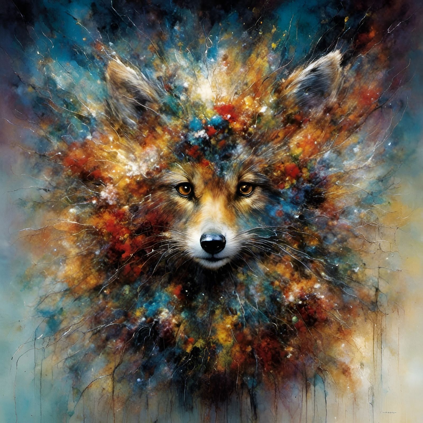 Abstract Digital Art Creation