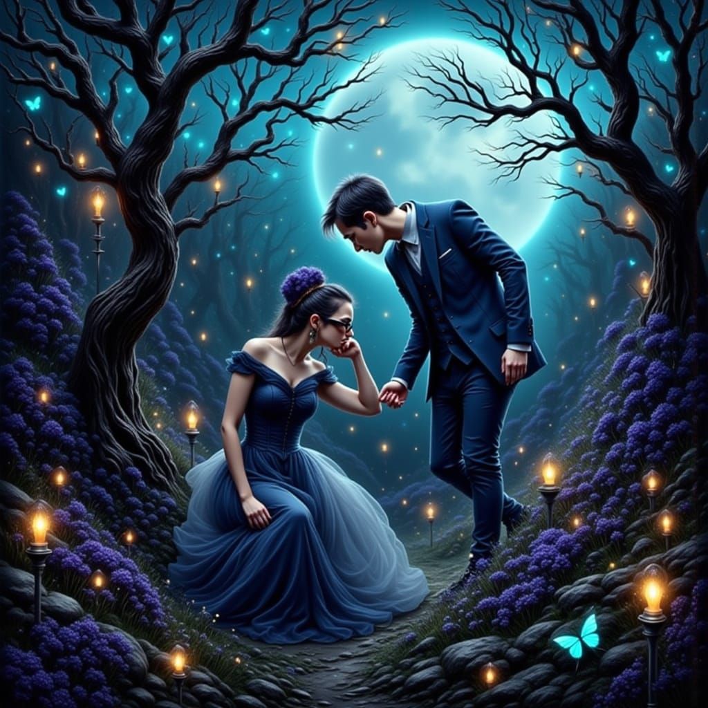 Mischievous Moonlit Pranks and Alluring Connections