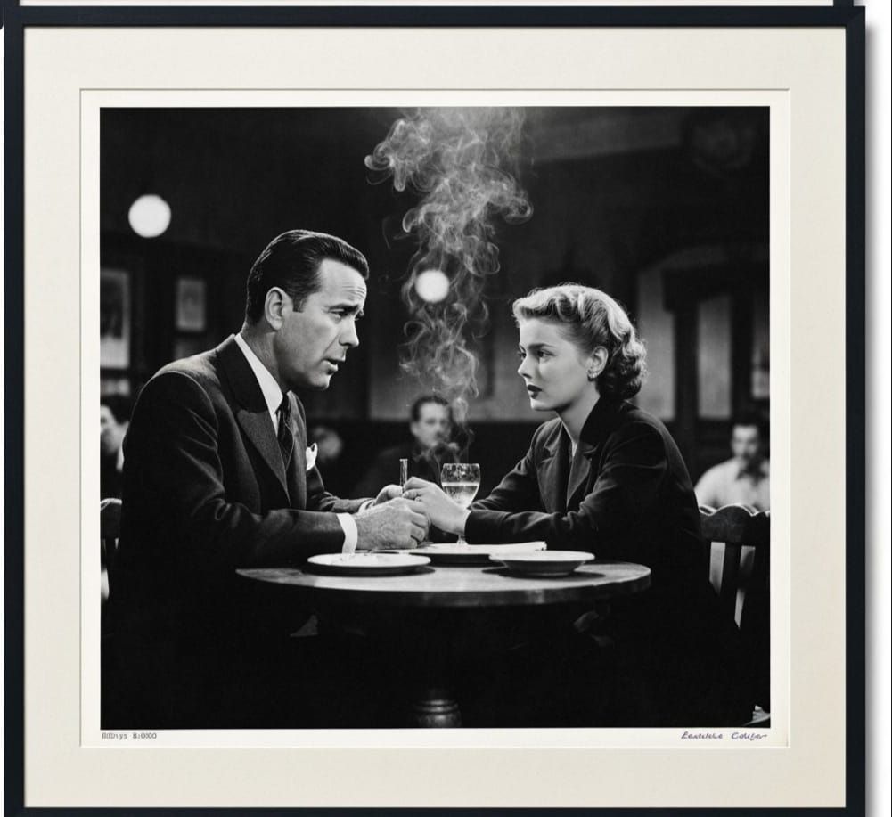 "Don't look now, I think that's Charlie Chaplin over there.....