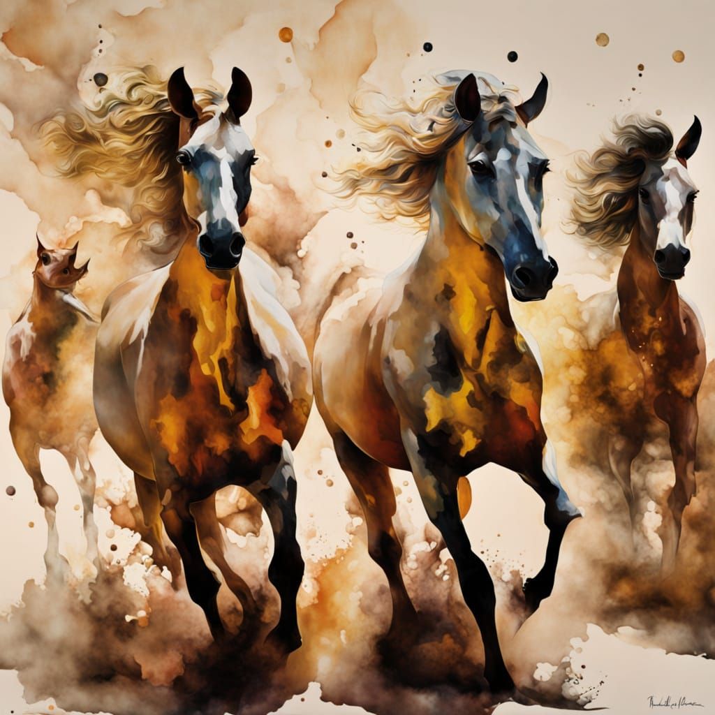 Mesmerizing Alcohol Ink Artwork