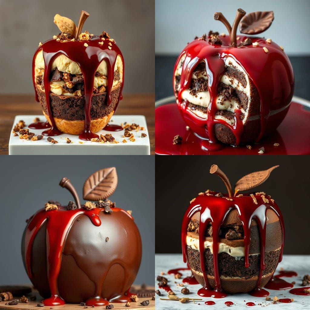Decadent Chocolate Dessert Apple