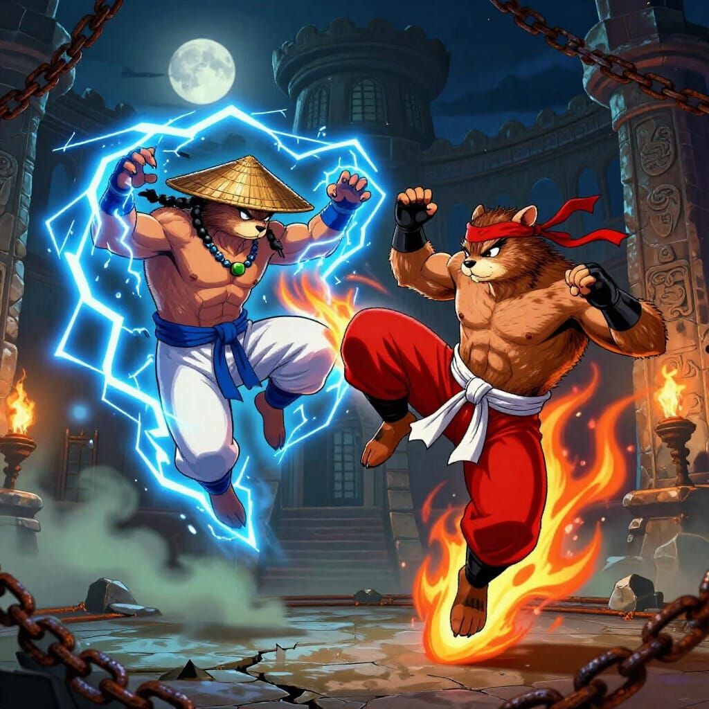 Wombats Battle in Mortal Kombat Style at The Pit