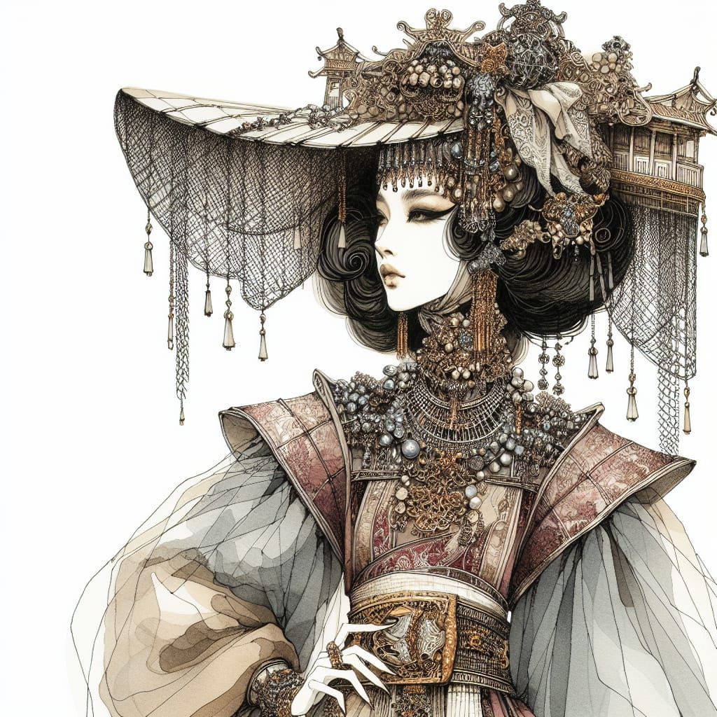 Asian-Cretan Fusion: A Decadent Fashion Concept