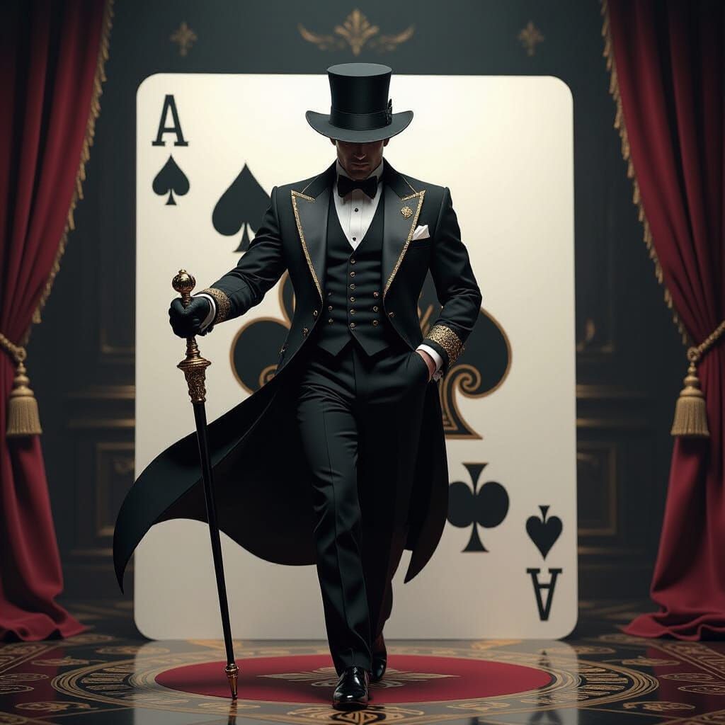 Jack of Spades Emerges in Gothic Fantasy Style