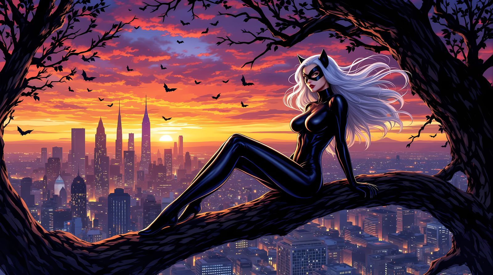 Mysterious Catwoman of the City