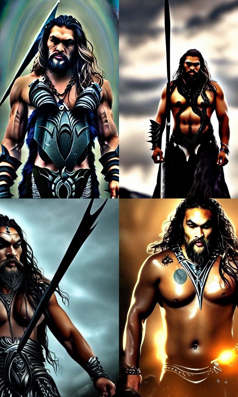 Jason Momoa as Morgoth: AI Reimagining