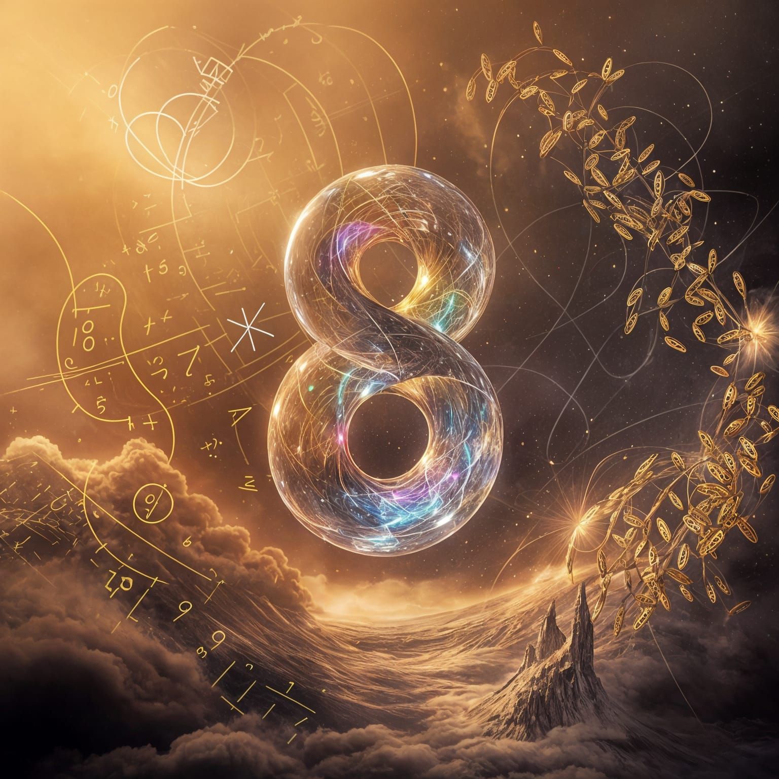 Surreal Harmony of Numbers and Myth