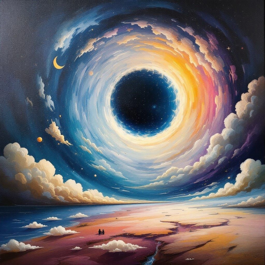 Surreal Dream Portal in Vibrant Colors