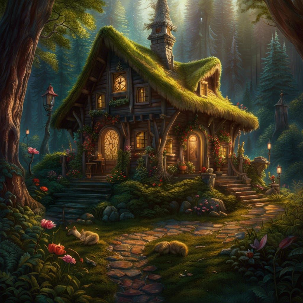 Little house in the big wood