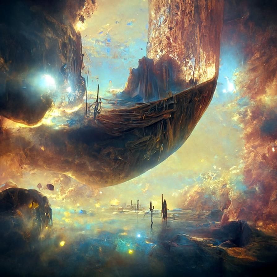 Edge of Galaxy: Hyperrealistic Sci-Fi Voyage