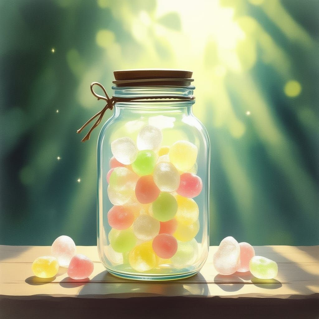 Willow Leaves in a Jar