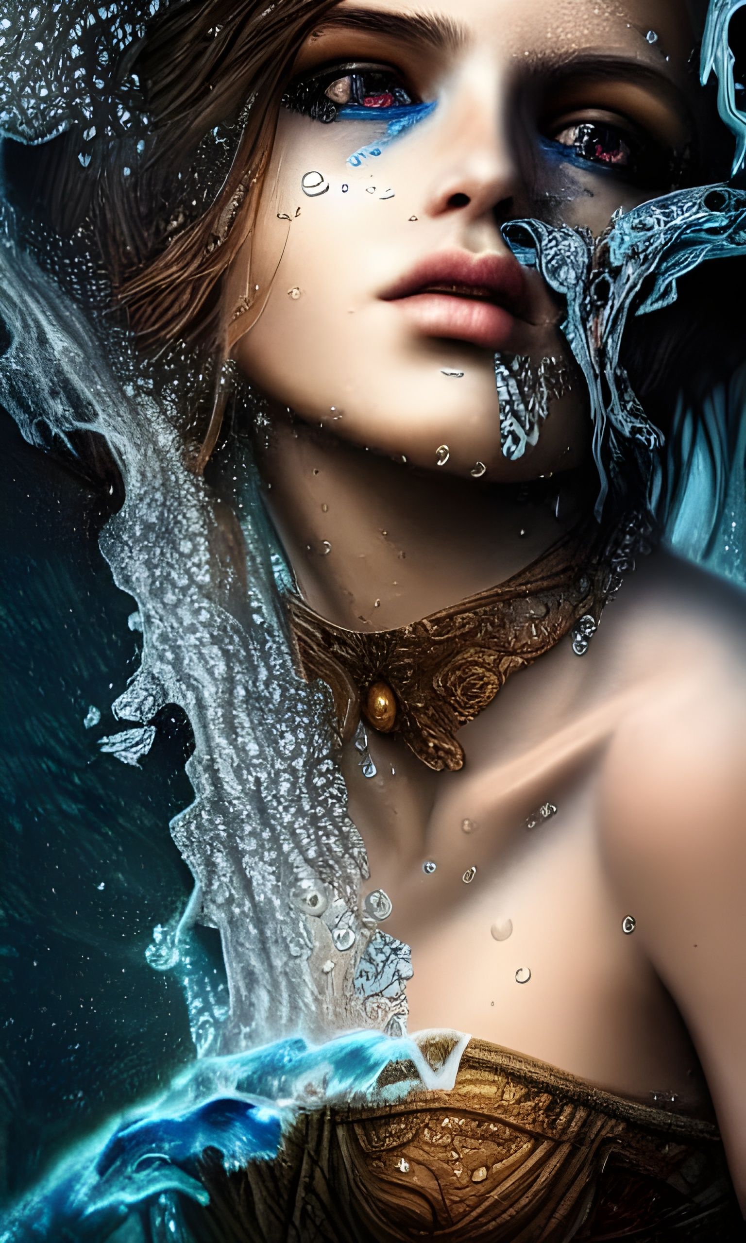 Beautiful Water Enhancer in Hyper-Realistic Style