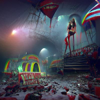 Creepy Abandoned Carnival in the Underworld