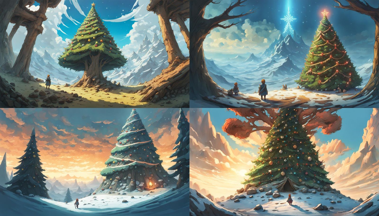 Unconventional Christmas Tree Concept Art