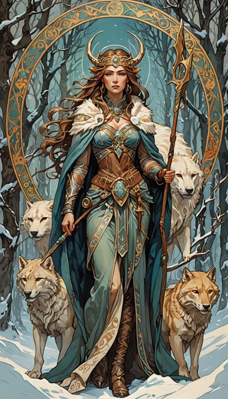 Goddess Skadi: The Winter Huntress