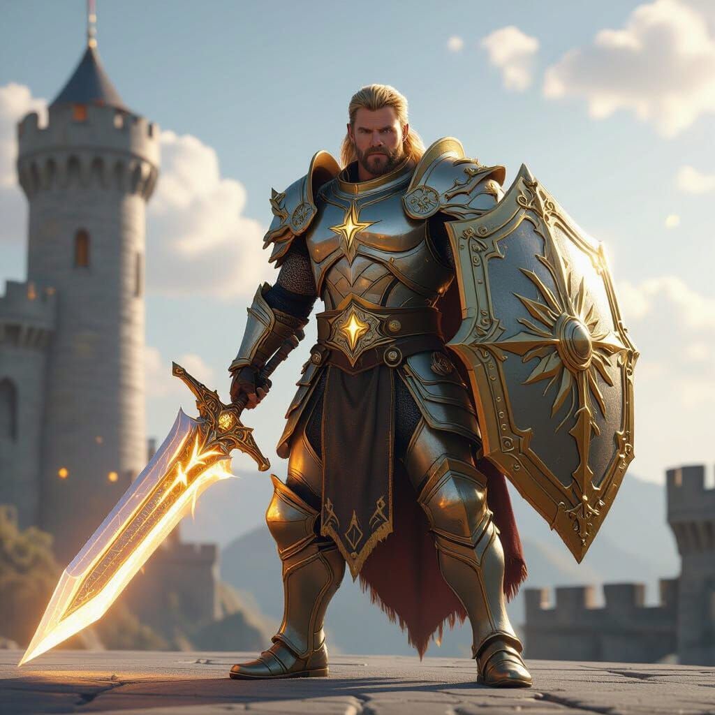 Paladin Tigreal: Chris Hemsworth as High-Fantasy Hero