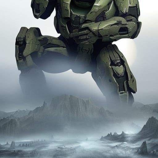 Epic Halo Digital Matte Painting