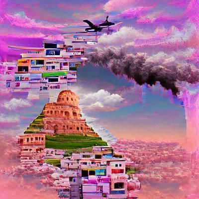 AI-Generated Image of a Civilization