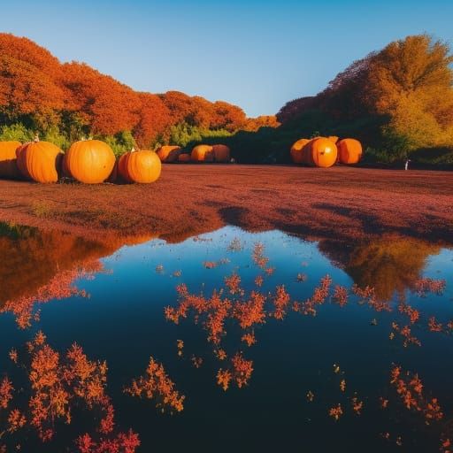 Visually Accurate and Beautiful Pumpkin Patch