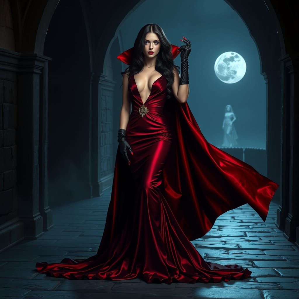 Ethereal Vampire Goddess, Dark Gothic Romance, Transylvanian...
