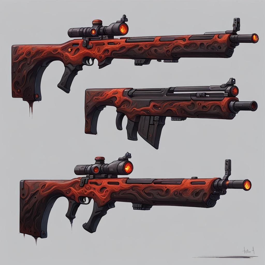 Infernal Rifle Concept Art