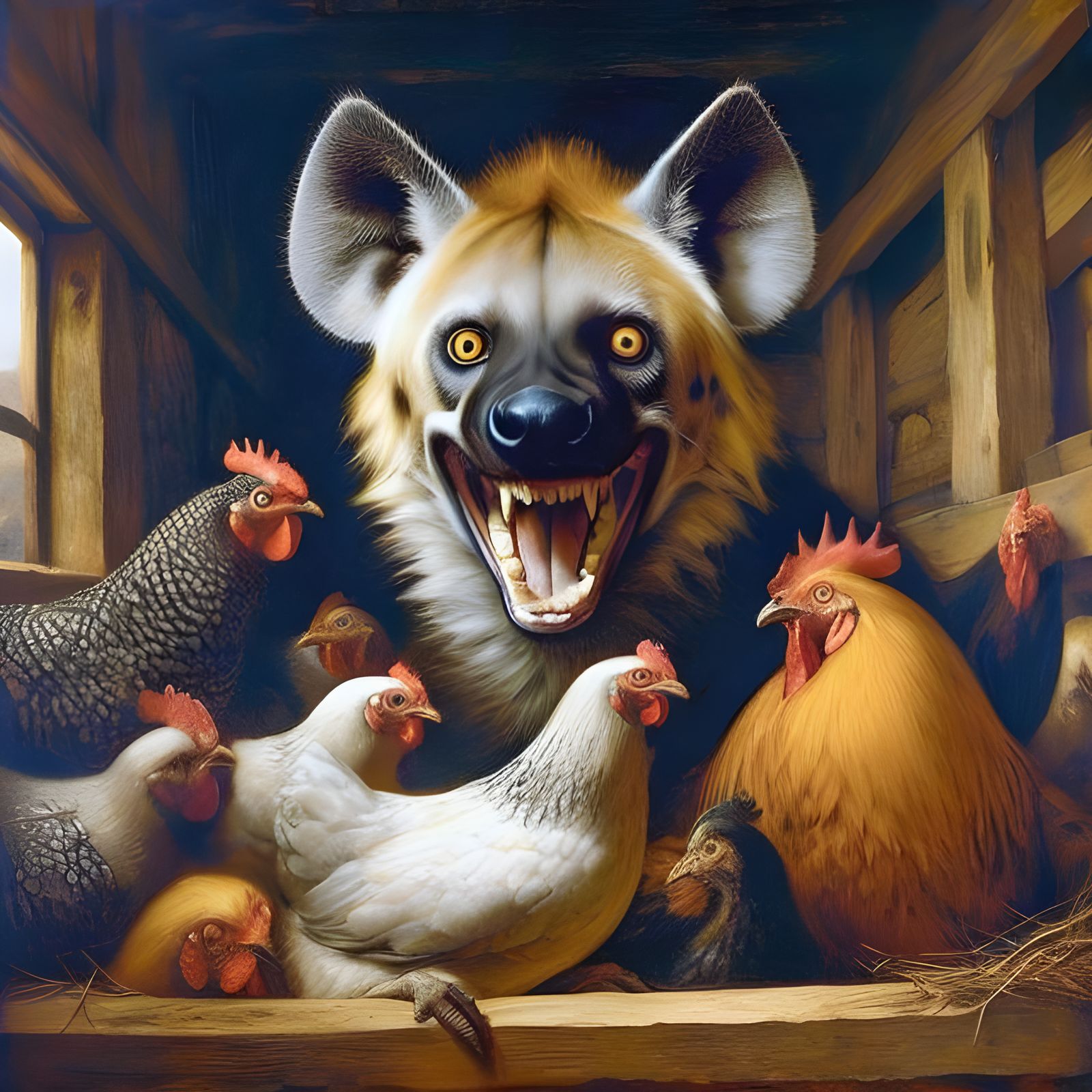 Hyena in the Henhouse