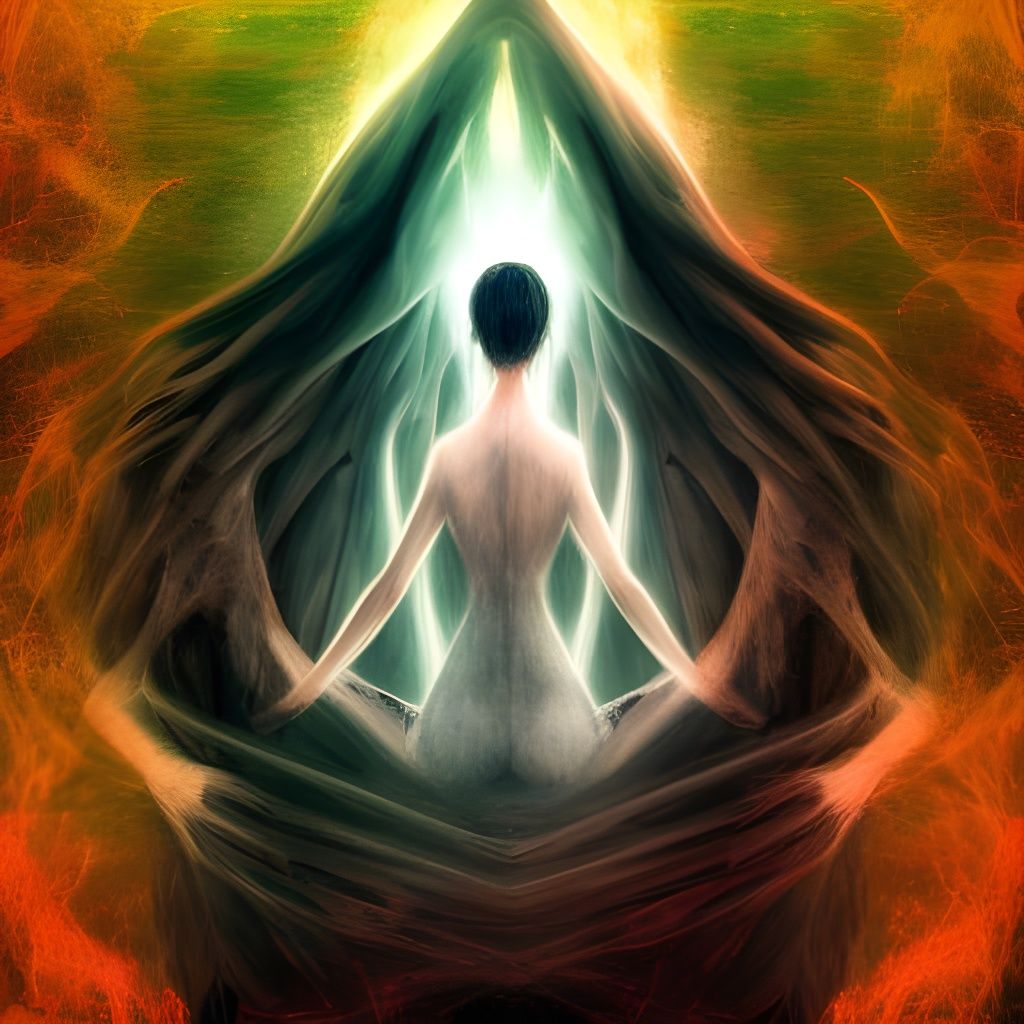 Soul's Dark Journey: Fantasy Art in Necrolord Style