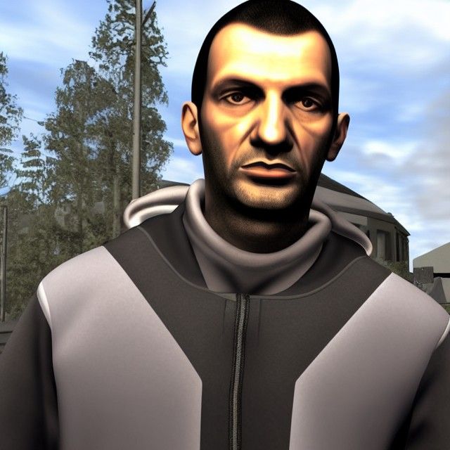 Niko Bellic AI Image