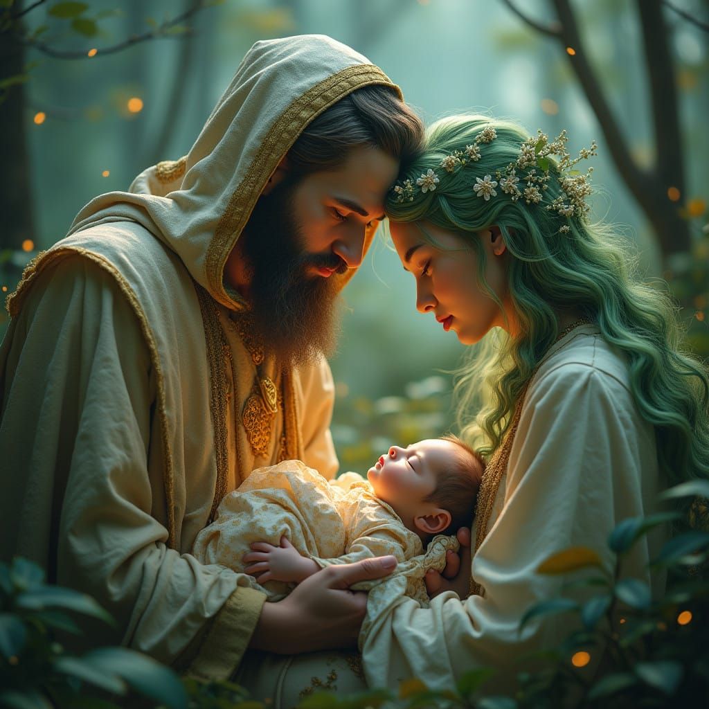 Father Time's Gentle Slumber: Mother Nature's Tranquil Lulla...