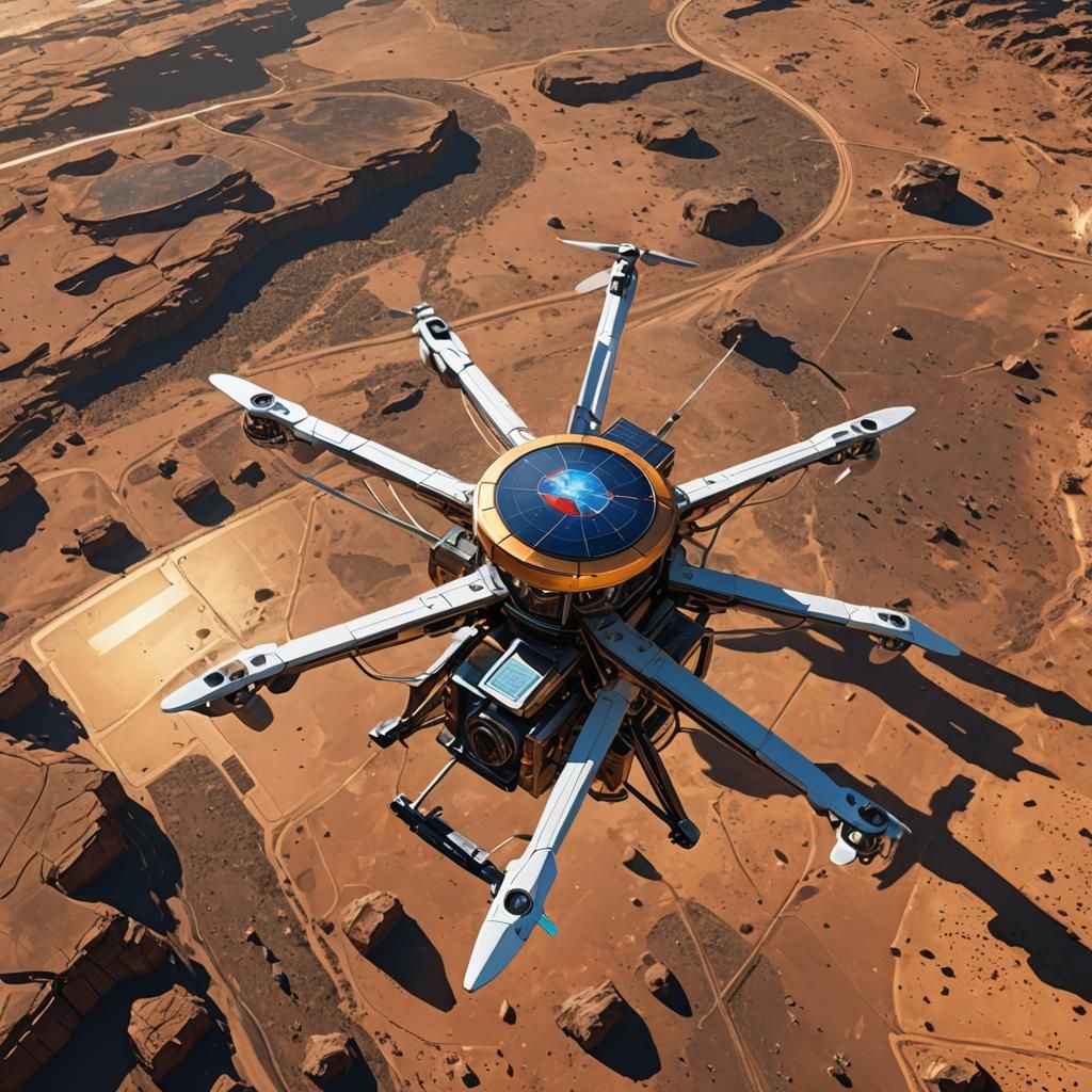 Drone on Titan in Anime Style