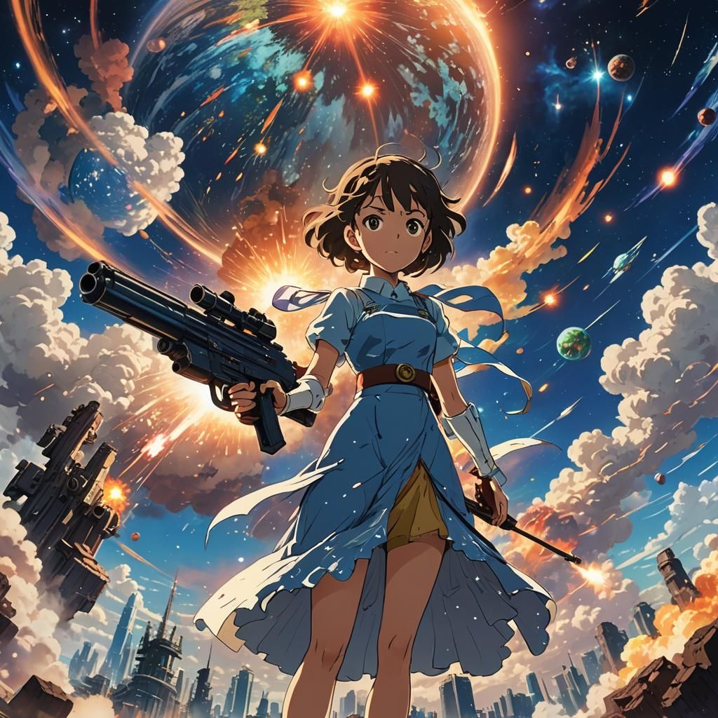 Anime Princess Destroys Planet in Space