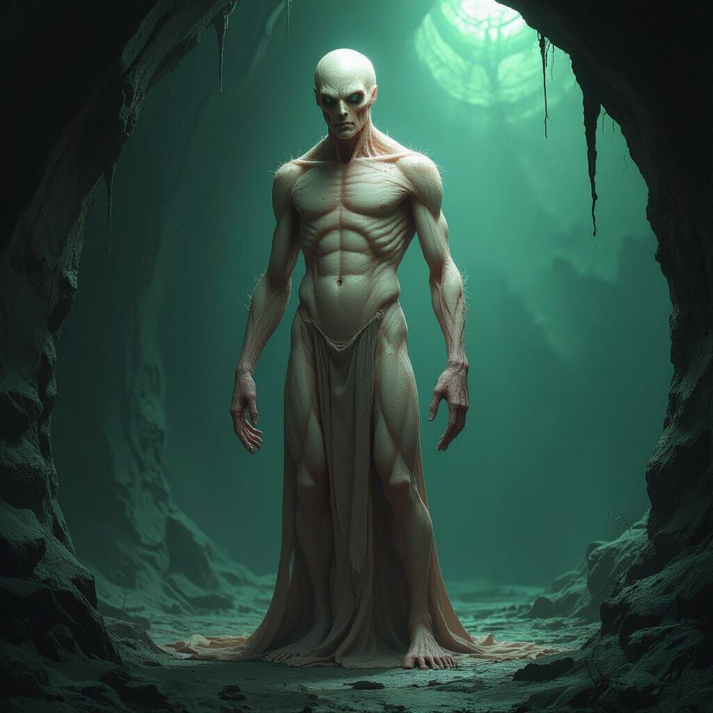 Vita Carnis Mimics Human Form in Dark Fantasy Art