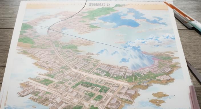 Earth Day Lightning Strike in Ghibli Anime Style