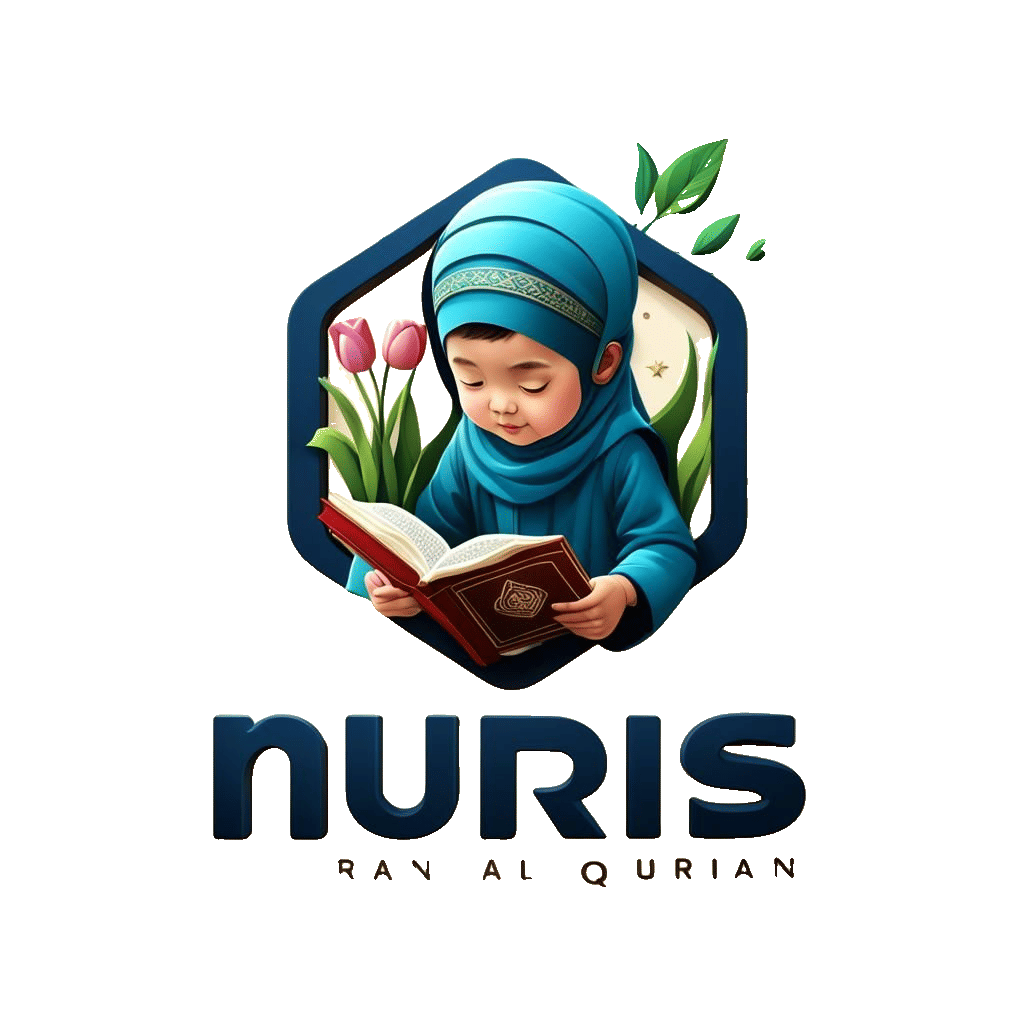 3D Logo of Children Reading Quran in 8K