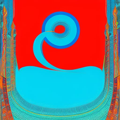 Abstract Naga Art Exploring Subordination to Humans