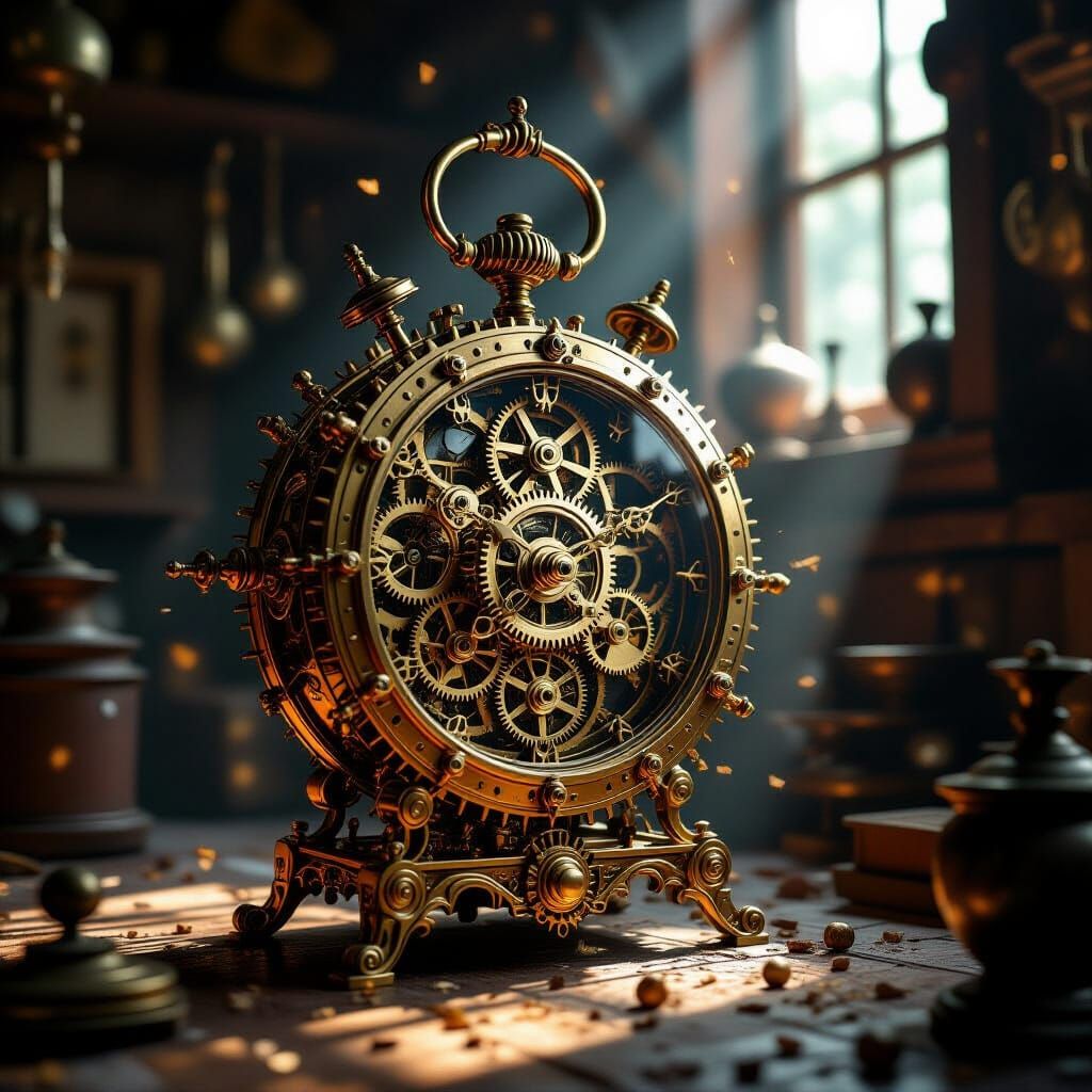 Brass Automaton in Forgotten Alchemist Workshop