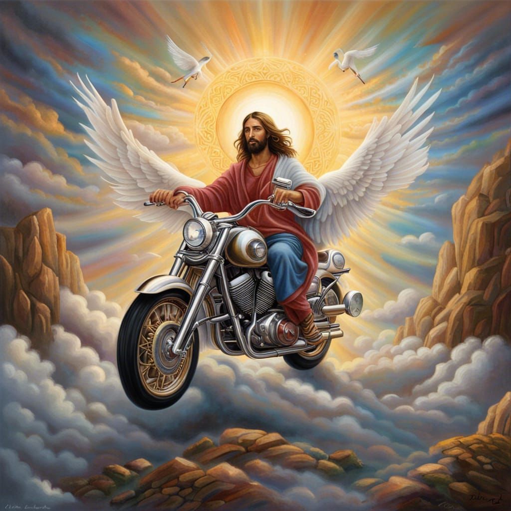 Jesus on Motorbike: A Divine Ride