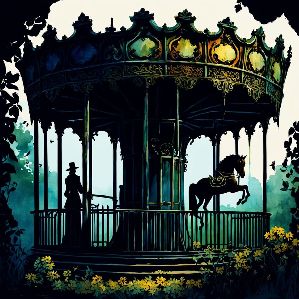 Forgotten Whimsy in a Vignette Landscape