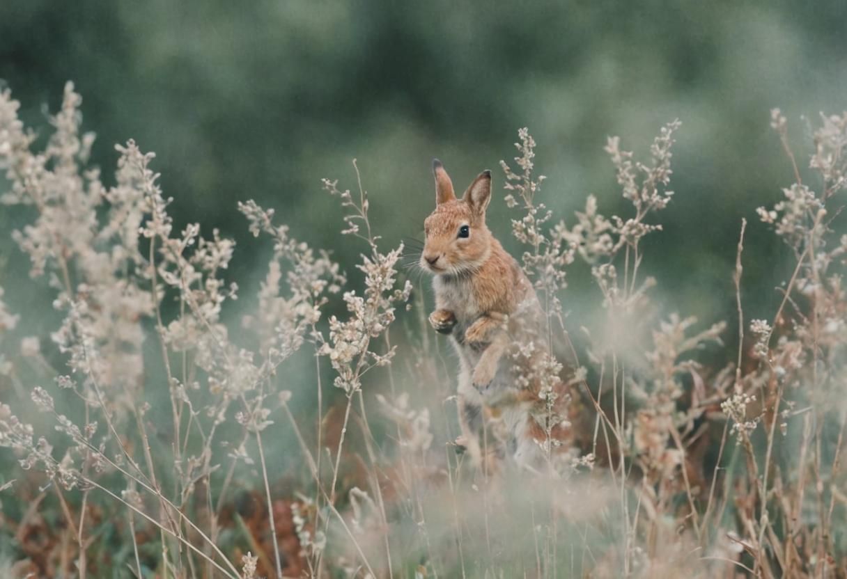 October's Cold Arrival: An AI Generated Image