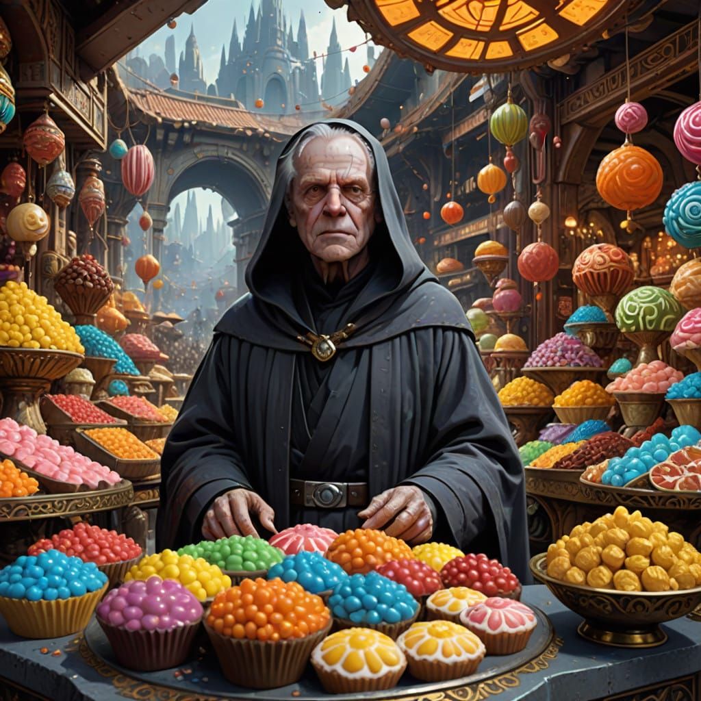 Emperor Palpatine's Whimsical Candy Shop Encounter
