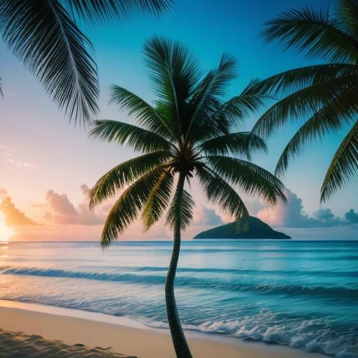 Lush Tropical Beach Photography with Bokeh