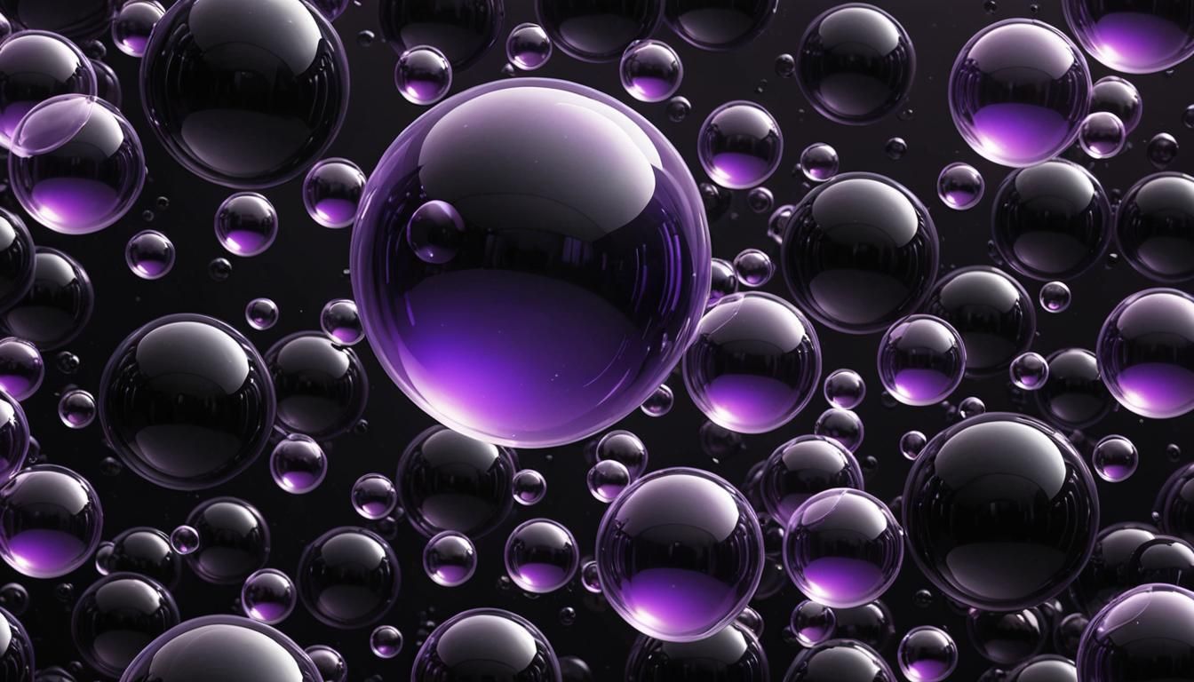 Abyssal Black and Purple Bubble