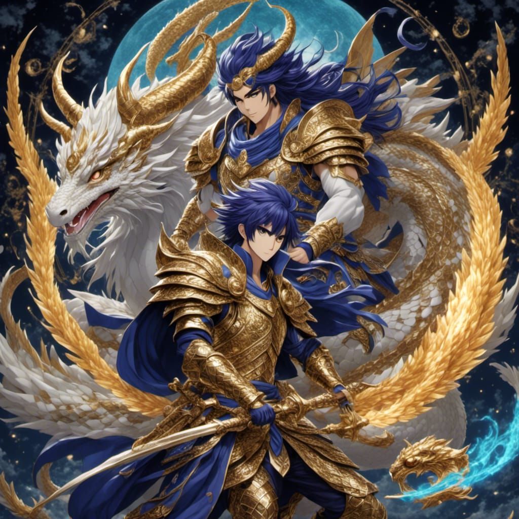 (sinbad/djinn hybrid form) (dragon scale skin)  in style of ...